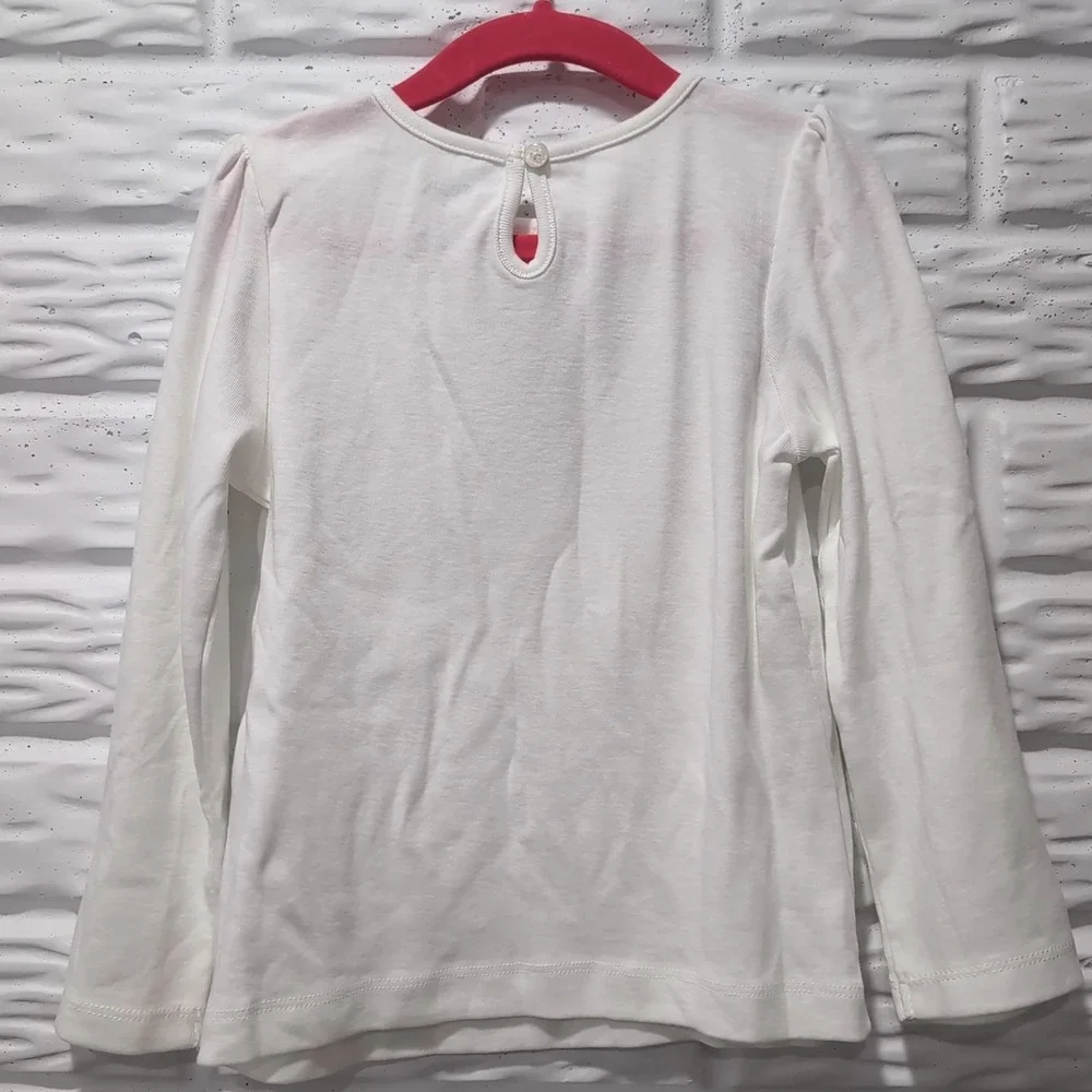 NWT Gymboree How To Be A Fairy  Long Sleeve Cottons Girls Top Sz 4T Embroidered